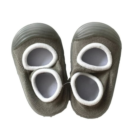 

iaksohdu 1 Pair Slip Socks Solid Color Anti-skid Breathable Baby Floor Socks for Home