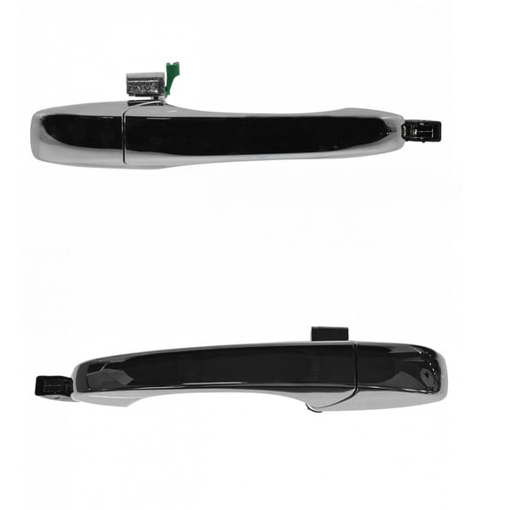 TRQ Left and Right Exterior Door Handle Set Drivers Side Fits 2011-2014 Chrysler 200 2007-2010 Sebring 2008-2014 Dodge Avenger