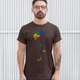 thumbnail image 3 of Tee Hunt Love is Love T-Shirt Rainbow Flower LGBT Acceptance Gay Pride Men's Tee, Brown, Small, 3 of 5