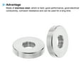 thumbnail image 4 of M6 Stainless Steel Spacers, 5 Pcs Metal Spacer Stainless Steel 6.2mm ID x 16mm OD x 4mm L for 1/4" or M6 Screw Bolts, 4 of 5
