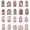 wm02-red, variant on Vjnyvs 20 Pack Aesthetic Scrapbook PET Stickers Self Adhesive DIY Journaling Photo Album Decor