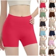 thumbnail image 6 of High Waisted Biker Leggings for Women Shorts Seamless Stretchy Quick Dry Gym Yoga Workout Athletic Shorts (S, Beige), 6 of 6
