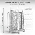 thumbnail image 2 of Beer Mugs For Freezer, Double Wall Insulated Plastic Glasses – Freezer Mugs, 16 oz Perfect Frozen for Home Bar Accessories, Gifts Men, 2 Pack, 2 of 3