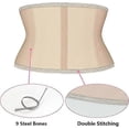 thumbnail image 4 of Super Short Torso Waist Trainers Cincher Corset Tummy Shaper Slimming Latex Trimmer Belt, 4 of 4