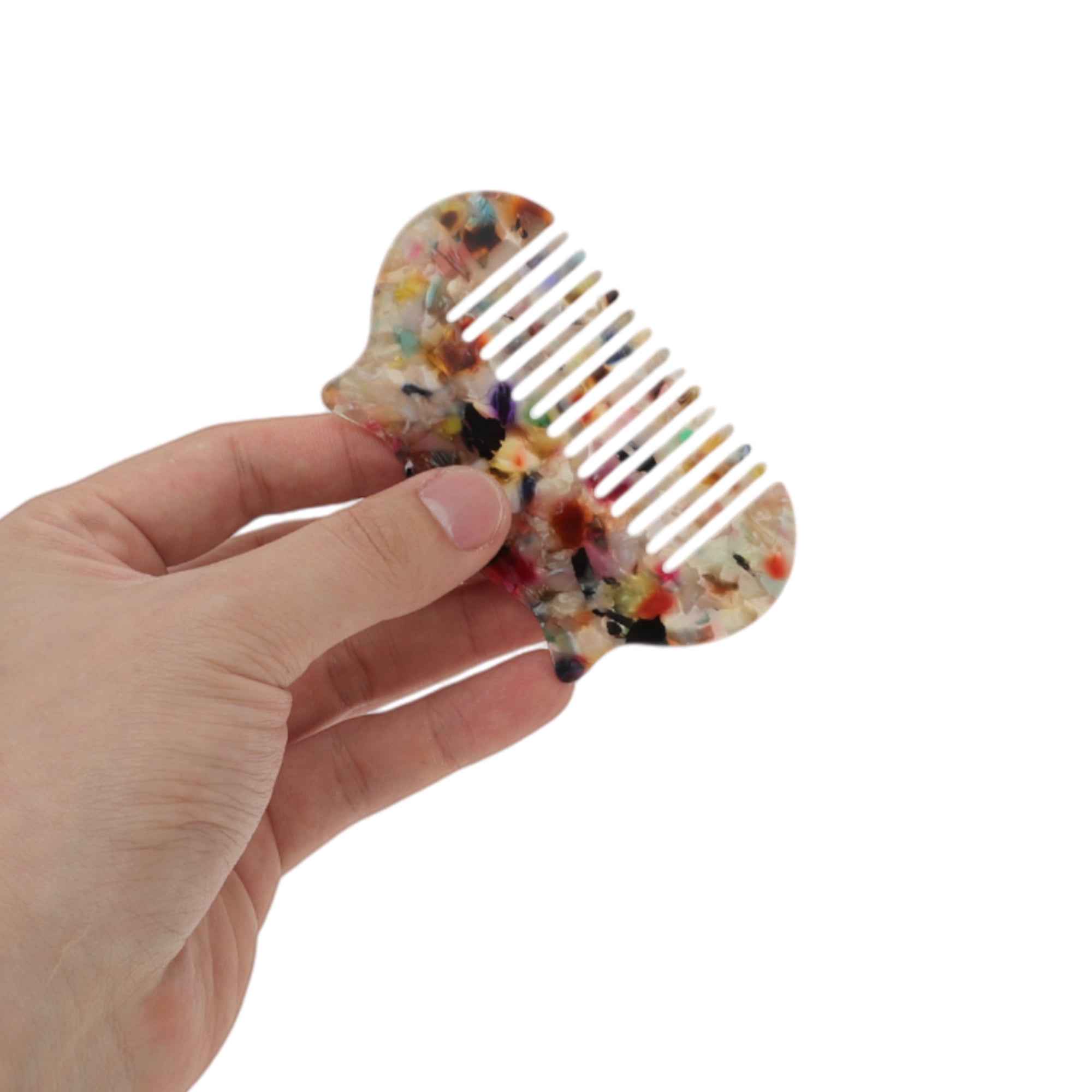 Unique Bargains 1 Pc Durable Cat Hair Comb Designed for All Hair Types Multicolored