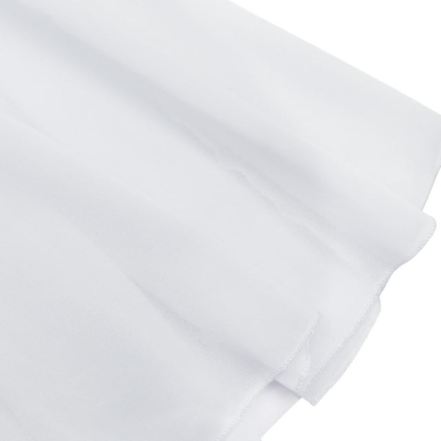 Xnihocha Robe de Danse Ballet Dos Croisé Solide pour Filles Enfants Costume de Danse Lyrique Moderne Blanc 3TG