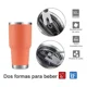 thumbnail image 3 of Vaso Térmico Portátil De Acero Inoxidable 30oz Con Calor/frí Color Naranja Punkzz, 3 of 8