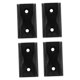 thumbnail image 5 of RUNROTOO 4Ud Guía De Para Puerta De En Acero Inoxidable Color Negro, 5 of 8