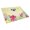White, variant on Easter Eggs Mastiff White Glass Cutting Board - Large