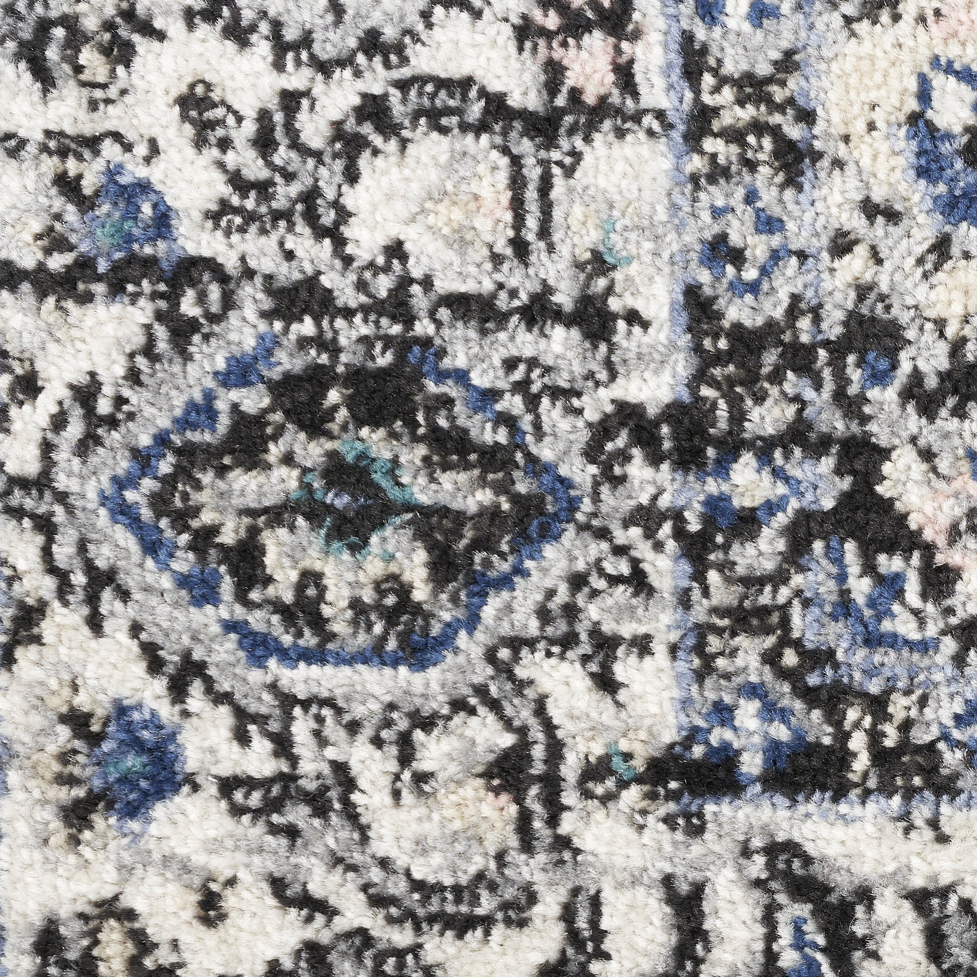 Nourison Passion Persian Black Ivory 2'2" x 10' Area Rug, (2x10)