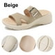 thumbnail image 5 of Sandalias Plataforma Diapositivas Deportivas Soporte Punta Abierta Ajustable para Mujeres, 5 of 9