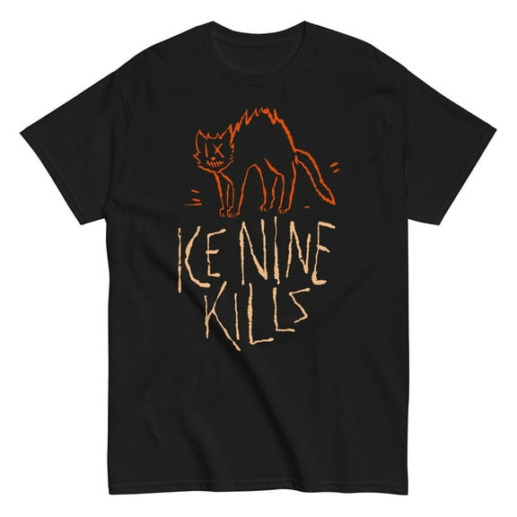 Ice Nine Kills - Scratchy Cat Unisex T-Shirt - Black - Small