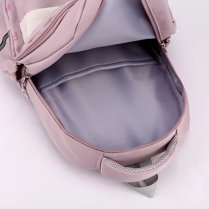 Kawaii School Backpack for Girls Cute School Bags Waterproof Bookbag Teens College Student Travel Shoulder Bag 100 High Quality