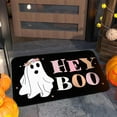thumbnail image 5 of Uanit Hey Boo Ghost Doormat 15.7" x 23.6" Halloween Ghost Mat Non-Slip and Washable Doormat Rubber Back Door Mat Rugs for Indoor Outdoor Cute Ghost Pattern, 5 of 6