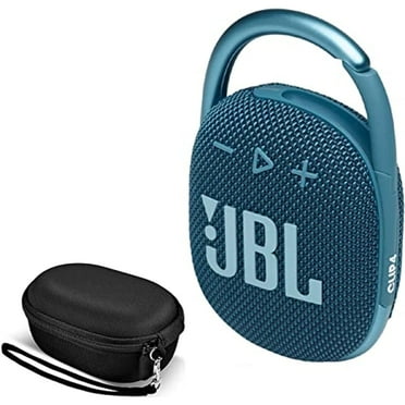 JBL Clip 4 Portable Waterproof Wireless Bluetooth Speaker Bundle with Premium Carry Case (Blue)