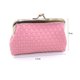 thumbnail image 1 of Monedero Retro de doble capa para mujer, cartera corta de rejilla brillante de PU, Mini bolso de dinero creativo para estudiantes, recién llegado, 1 of 4