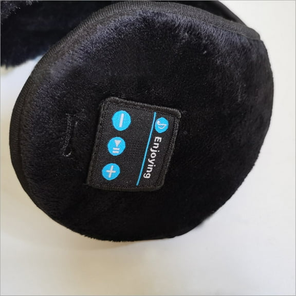 Winter warm earmuffs Audio Bluetooth headset earmuffs hands-free plus velvet Bluetooth music earmuffs