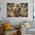 thumbnail image 6 of Greek Mythology Poster Zeus - King of The Gods Poster Cool Artworks Painting Wall Art Canvas Prints Hanging Picture Home Decor Posters Gift 08x12inch(20x30cm), 6 of 6