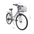 thumbnail image 4 of Bicicleta Urbana Centurfit Vintage R26 Plata Frenos V-brakes, 4 of 5