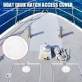thumbnail image 3 of Cubierta De Acceso A La Escotilla De La Cubierta De La Embarcación De 6 Pulgadas Placa De Inspección Redonda De 6 Pulgadas ABS Plástico , Adecuado Para Barcos, Vehículos, 3 of 7