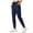 Navy, variant on Diufon Women's Sport Running Pants Casual Drawstring Tapered Joggers Pants Workout Yoga Trousers with Pockets
