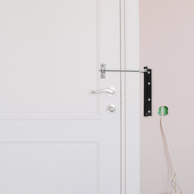 AURARMLET Automático De Puerta Con Resorte Silencioso Para Puertas Negras De Inoxidable Resistente