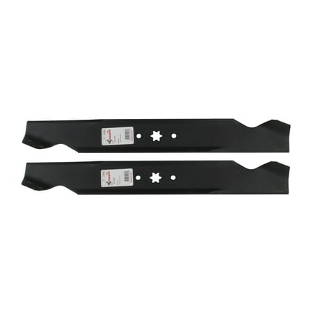 Rotary® 12956 2 Mower Blades for Cub Cadet® MTD® 742-04290 23-1/4” Length 3” Width .160” Thickness 6 PT ST Center Hole Fits 46