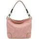 thumbnail image 2 of Bolso de hombro Hobo ALYSSA rosa con herrajes Big Snap Hook, 2 of 7