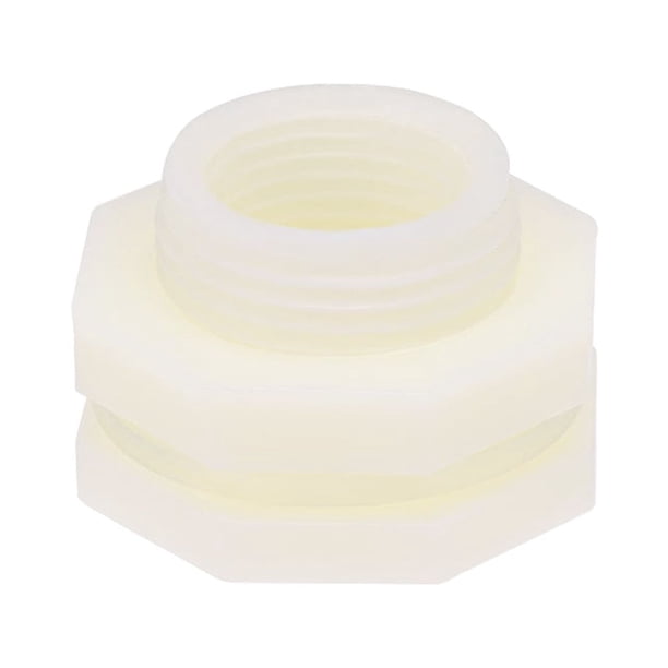 Adaptador de Accesorio de Tanque de Fondo ABS para Cubos de Lluvia, Acuarios, Tanques de Agua, Estanques G1/2 Hembra