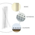 thumbnail image 4 of 10pcs Calendar Metal Coil Spiral Notebooks Coil Loose Leaf Album Rings Notebook Spiral Coils, 4 of 9