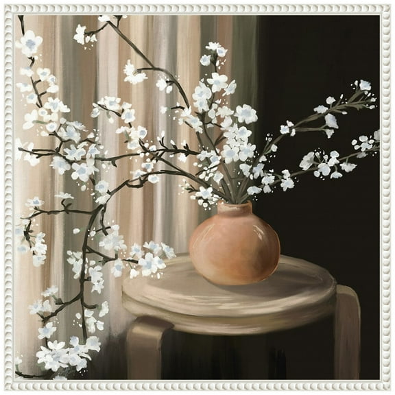 Amanti Art Still Life Blossoms Framed Canvas Wall Art Print
