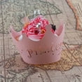thumbnail image 6 of Toyvian 24Set Lace Cupcake Wraps Pink for and Christmas Celebrations, 6 of 8