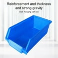 thumbnail image 2 of 5X Tool Box Storage Bin Stacking Case Large Capacity Workshop Capacity Workshop Supplies Space Saving Hanging Holder Picking Bins Type 4, 2 of 9
