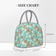 thumbnail image 2 of Balery Cute Sloth on Floral Tree Bolsa de Almuerzo para Mujeres, Caja de Almuerzo, Bolsa de Almuerzo Pequeña Impermeable, Tote de Almuerzo Reutilizable con Gran Capacidad, 2 of 6
