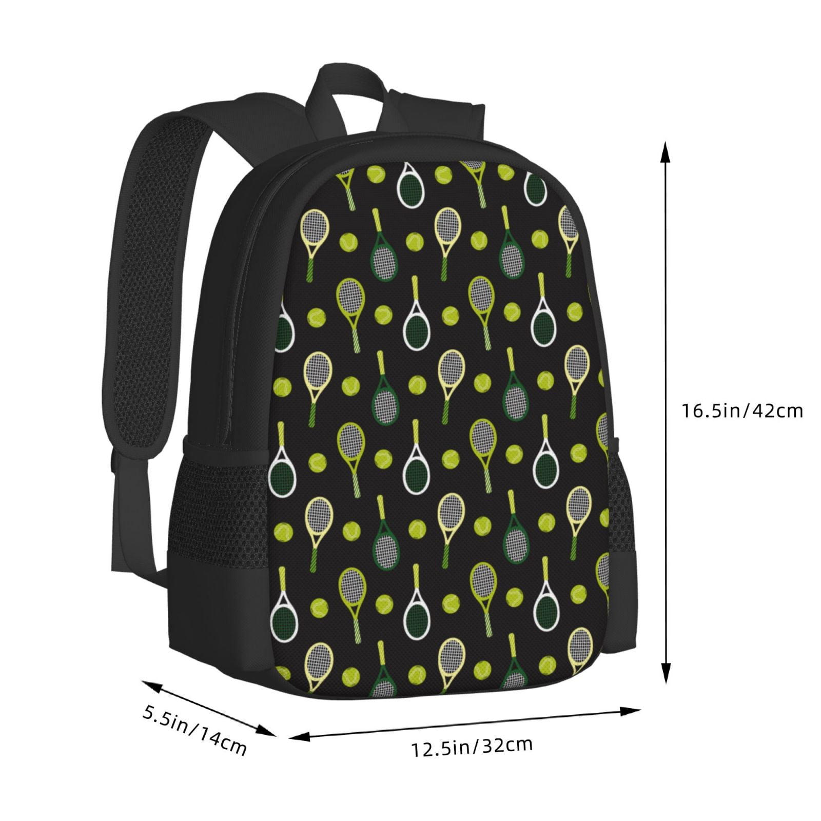 Ratiio Tennis Rackets Backpack for Men and Women - Durable 600D Oxford Cloth -Large Capacity, Water-Resistant School, Travel, and Hiking Bag