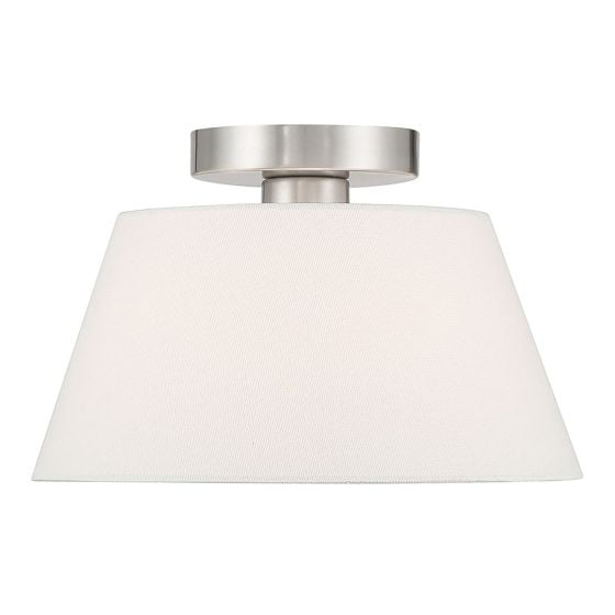 Meridian M60077BN 1-Light Ceiling Light in Brushed Nickel