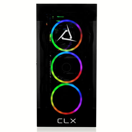 CLX SET Gaming Desktop - Intel Core i9 10900KF 3.7GHz 10-Core, 32GB DDR4, GeForce RTX 3060 Ti 8GB GDDR6, 960GB SSD, 4TB HDD, WiFi, Windows 11 Home