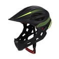 thumbnail image 4 of Casco de bicicleta para niños Strade Fareast Limited negro verde ajustable elegante equipo de protección, 4 of 8