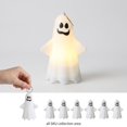 thumbnail image 4 of Halloween Decor Party Supplies, Halloween Party Favors for Student and Adults, Cute Ghost Decor, Halloween Ghost Light with Soft Glowing Led Effect, 3.5X3 Inch Handheld Hanging, 4 of 8