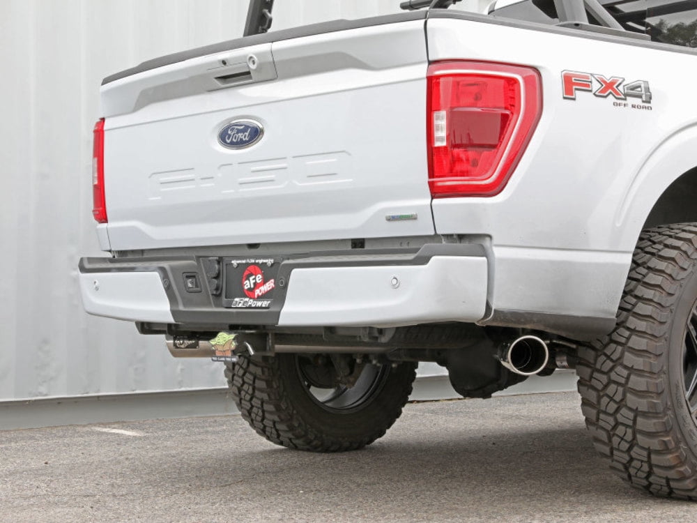 aFe 49-33126-P; Vulcan Series 3 IN 304 Stainless Steel Cat-Back Exhaust System w/Polished Tip Ford F-150 2021 V6-2.7L/3.5L (tt)/V8-5.0L