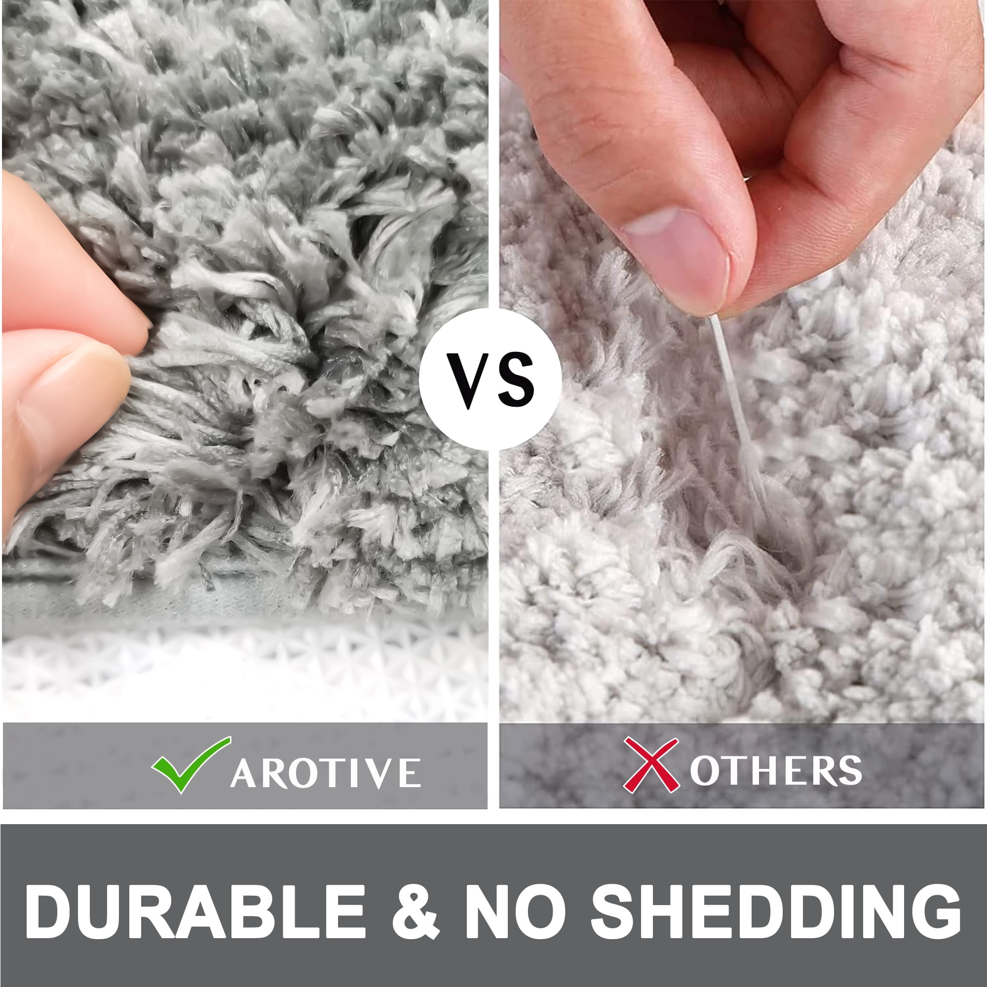 Evlmd Bathroom Rugs Mat, Large Bath Rug for Bathroom Floor Non-Slip, Super Elastic Soft Easier to Dry Bath Shower Mat Runner, Machine Washable Bath Mat