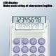 thumbnail image 5 of Calculadora de escritorio de 8 dígitos con botones grandes de caramelo | Diseño transparente y atractivo para estudiantes y la escuela | Mini calculadora portátil para oficina y hogar, 5 of 8