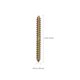thumbnail image 2 of WRISTBIQUE 40Ud Tornillos Doble Para Madera Zinc Galvanizado Conector Para Muebles, 2 of 6