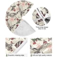 thumbnail image 5 of FMSHPON Christmas Birds Snowflakes Holly Berries Xmas Christmas Tree Skirt Stand Mat for Holiday Party Decoration Indoor Outdoor 36 inches, 5 of 6