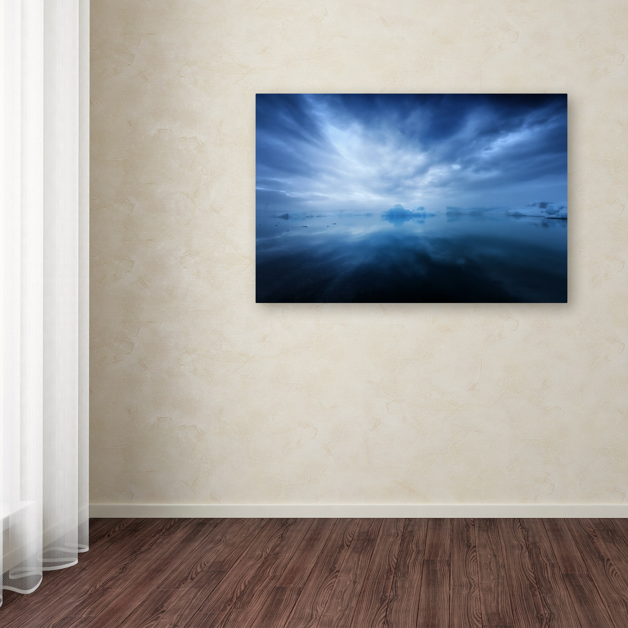 Trademark Fine Art 'Jokulsarlon' Canvas Art by Philippe Sainte-Laudy