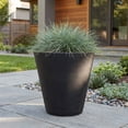 thumbnail image 2 of Algreen Olympus 20" Self-Watering Planter, 100% Recycled Black Resin, 2 of 5