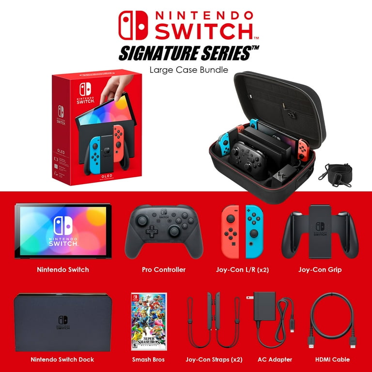 Nintendo Switch スマブラEdition Nintendo Switch OLED Model (Neon Red/Blue) Super Smash Bros