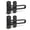 Matte Black, variant on Mega Handles Safety Door Lock 2026 Version, Heavy-Duty Zinc Alloy 4.2" Door Lock, Door Stopper for Kids (Satin Nickel)