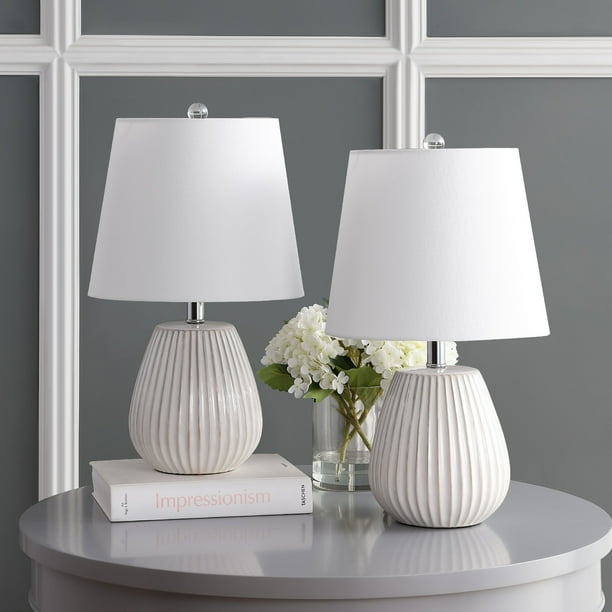 Safavieh Kole Distressed 21 In H Table Lamp White Set Of 2 Com Safavieh Kole Distressed 21 In H Table, Safavieh Melina Table Lamps