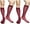 2 - Red, variant on Gustave 2 Pairs Mens Over the Calf Thin Dress Socks Breathable Silk Sheer Casual Formal Business Socks Nylon Stockings - Black